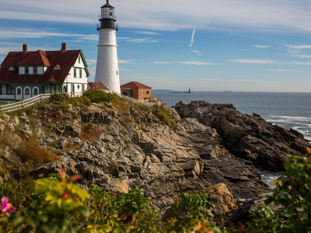 Vuurtoren in Maine Vuurtoren in Maine